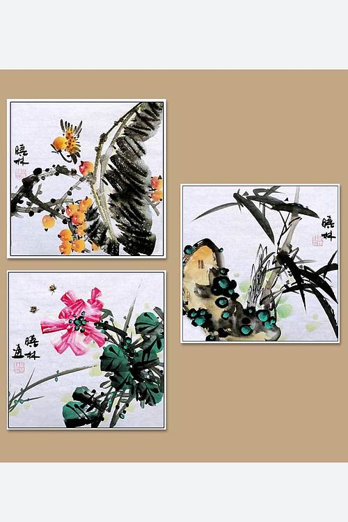 高晓林 （5560）国家一级美术师，江苏省美协会员，三联斗方