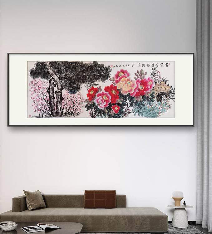 梦绘 《富贵长青春满园》