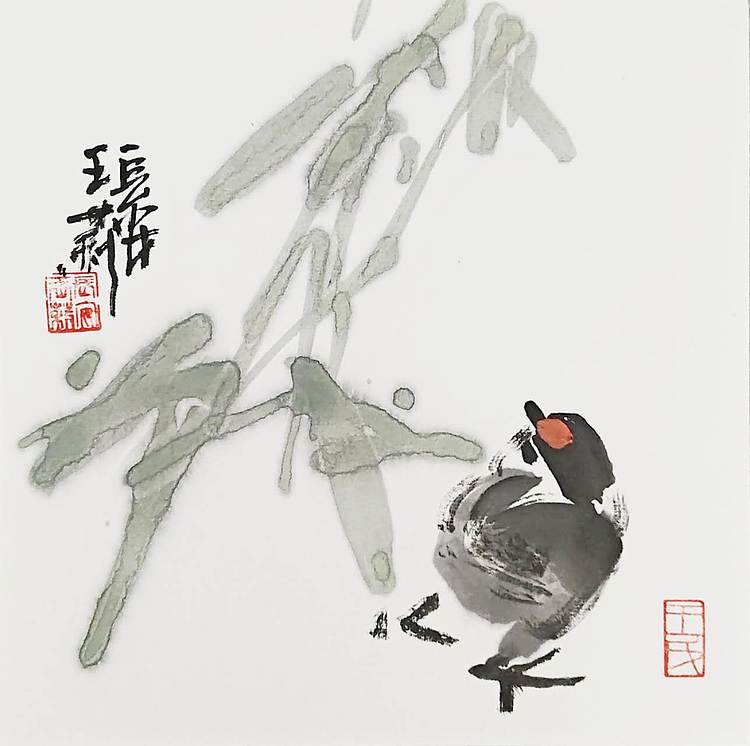 王莉（长安王莉） 春夏秋冬 国画小品