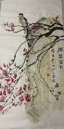 清荷 独当春日