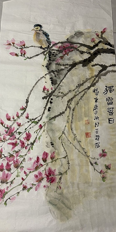清荷 独当春日