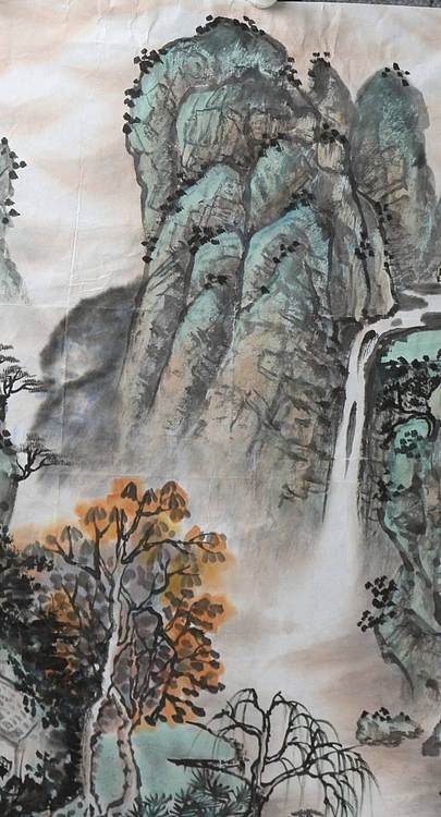 来荣娜 秋林晚照