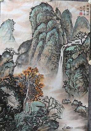 来荣娜 秋林晚照