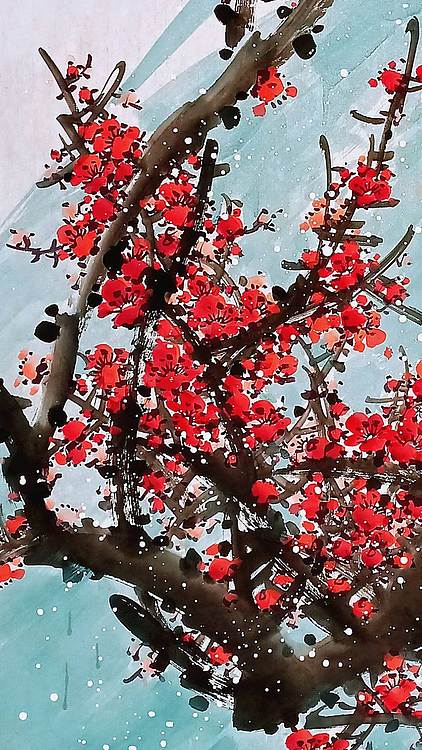 高晓林 （5580）国家一级美术师，江苏省美协会员，四尺中堂玄关画