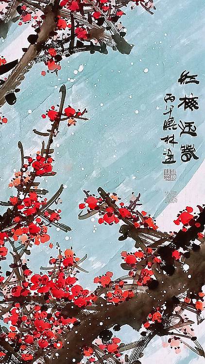 高晓林 （5580）国家一级美术师，江苏省美协会员，四尺中堂玄关画