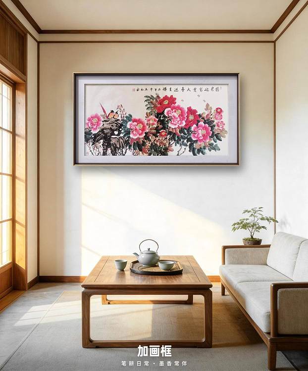 梦绘 《国色迎富贵天音香送吉祥》