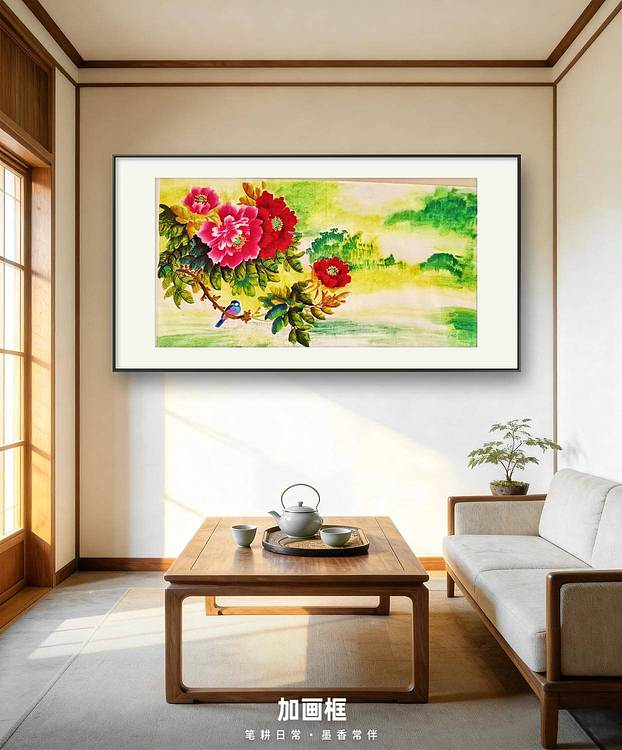 梦绘 《家和万事兴》也可根据客户要求题款