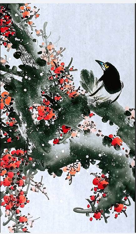 高晓林 （5585）国家一级美术师，江苏省美协会员，三尺中堂玄关梅花