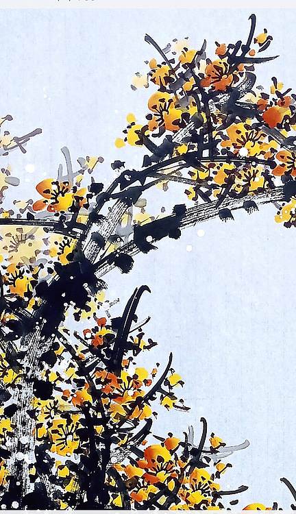 高晓林 （5587）国家一级美术师，江苏省美协会员，三尺中堂玄关梅花