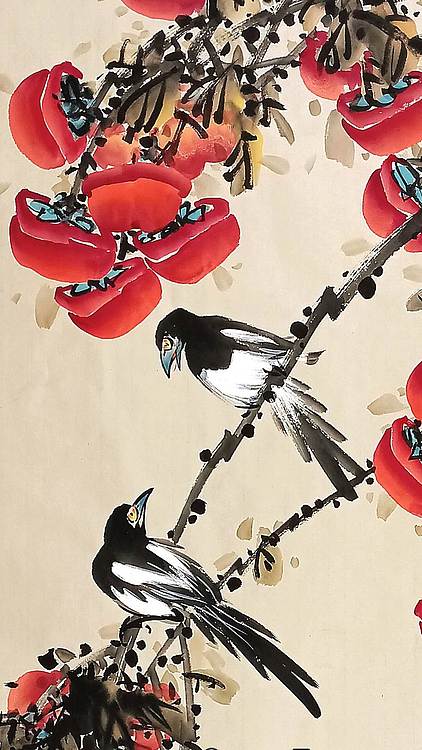 高晓林 （5590）国家一级美术师，江苏省美协会员《喜事多多》