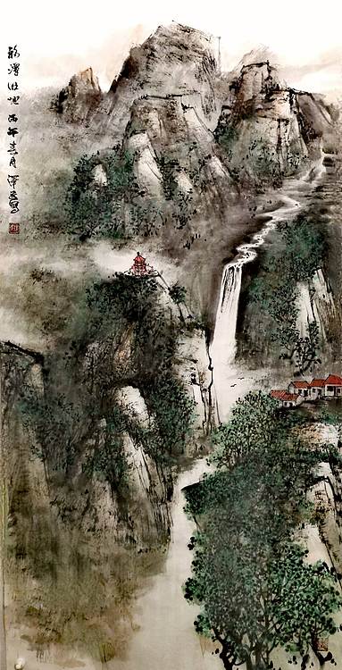 中国美术家协会会员 黄泽民 《福潭旺地》