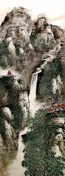 中国美术家协会会员 黄泽民 《福潭旺地》