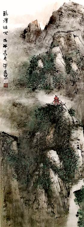 中国美术家协会会员 黄泽民 《福潭旺地》