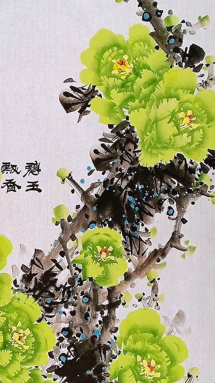 高晓林 （5593）国家一级美术师，江苏省美协会员，四尺中堂玄关画