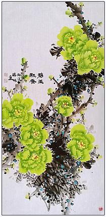 高晓林 （5593）国家一级美术师，江苏省美协会员，四尺中堂玄关画