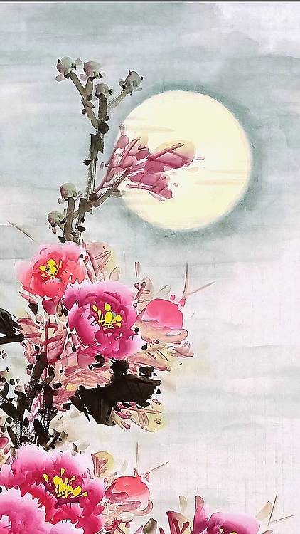 高晓林 （5598）国家一级美术师，江苏省美协会员，四尺中堂玄关画