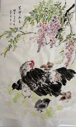 清荷 霍春阳学生   樊华   吉祥如意