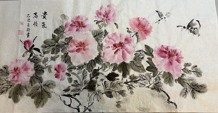 清荷 霍春阳学生   樊华    贵气高情