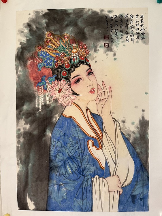 辽宁省美协会员 曲冬雪 戏曲人物