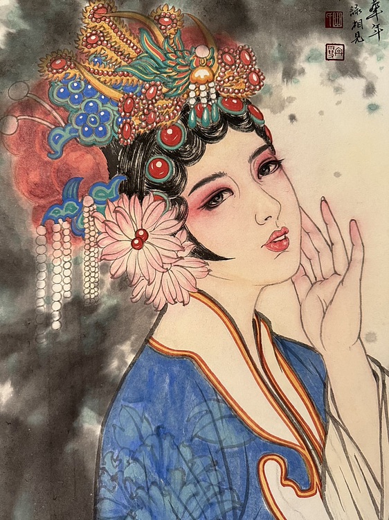 辽宁省美协会员 曲冬雪 戏曲人物