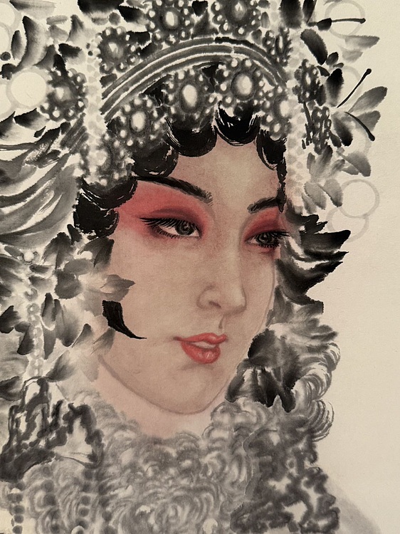 辽宁省美协会员 曲冬雪 水墨人物