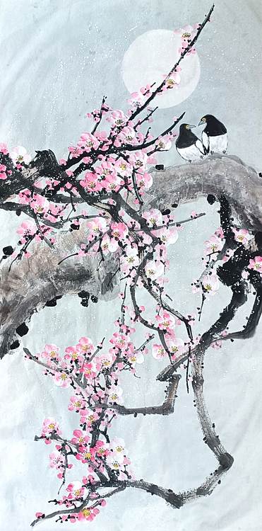 山东省美协会员 闫友会 双喜图