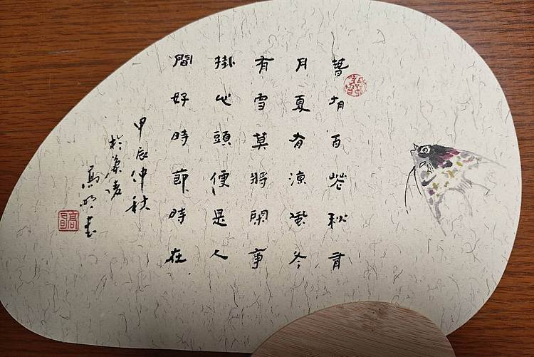 高兴 小团扇一个