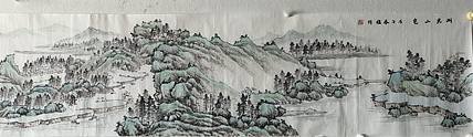 周植筠 湖光山色