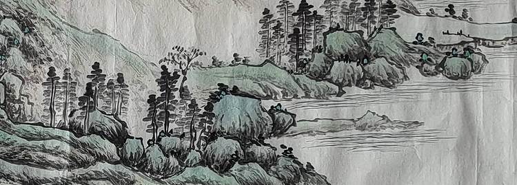 周植筠 湖光山色