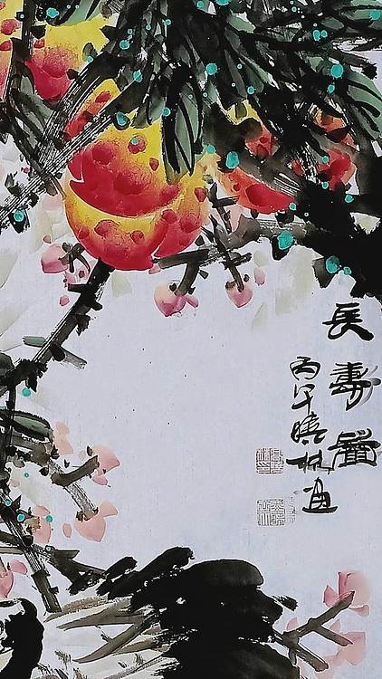 高晓林 （5614）国家一级美术师，江苏省美协会员，四尺中堂玄关画