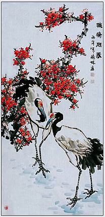 高晓林 （5612）国家一级美术师，江苏省美协会员，四尺中堂玄关画