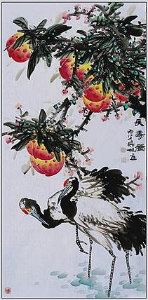 高晓林 （5614）国家一级美术师，江苏省美协会员，四尺中堂玄关画