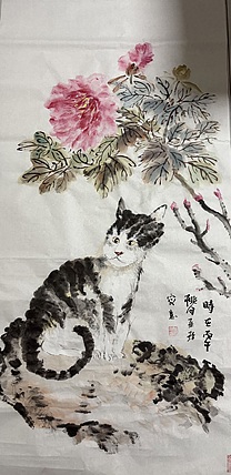 清荷 霍春阳学生    春意十分