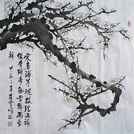 山东省美协会员 闫友会 寒香溢芳魂