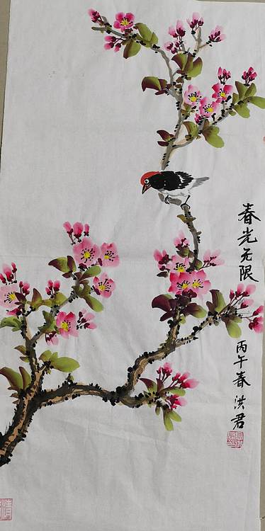 洪君 春光无限