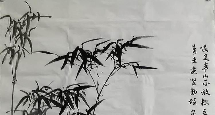 范彩君 郑板桥和他的竹石兰诗图，德州市美协会员