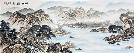职业画家 教师 李丕民 中国画作品