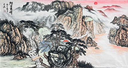 职业画家 教师 李丕民 中国画作品