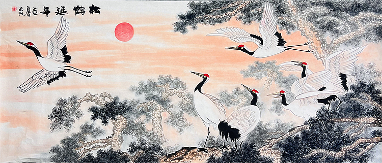 职业画家 教师 李丕民 中国画作品