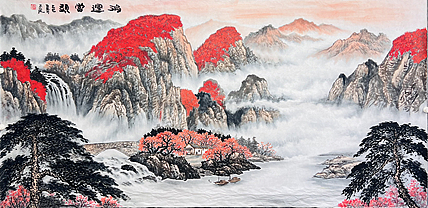 职业画家 教师 李丕民 中国画作品