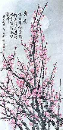 山东省美协会员 闫友会 春晓