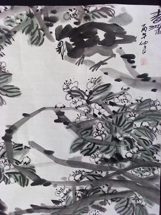 野石 花鸟