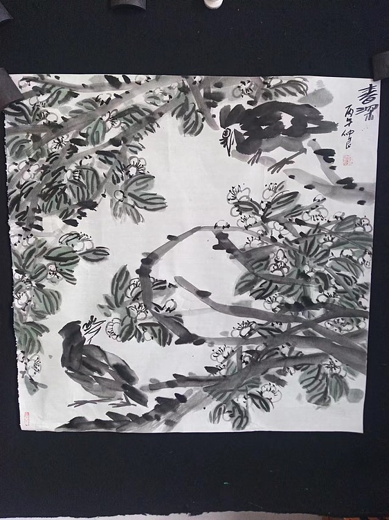 野石 花鸟