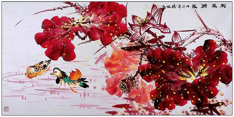 高晓林 （5639）国家一级美术师，江苏省美协会员，四尺厅堂画