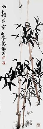 中国美术家协会会员 张瀚东 竹报平安