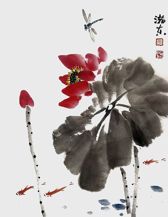 中国美术家协会会员 张瀚东 一堂和气