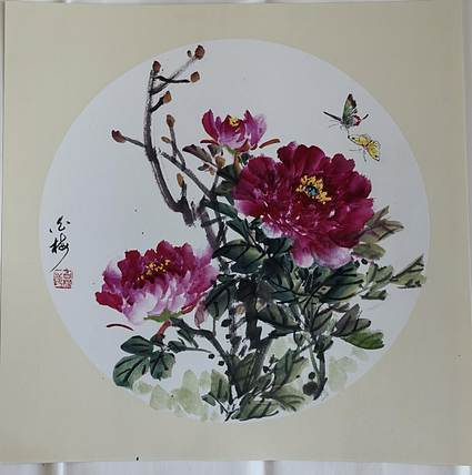 职业书画家 白雪 牡丹