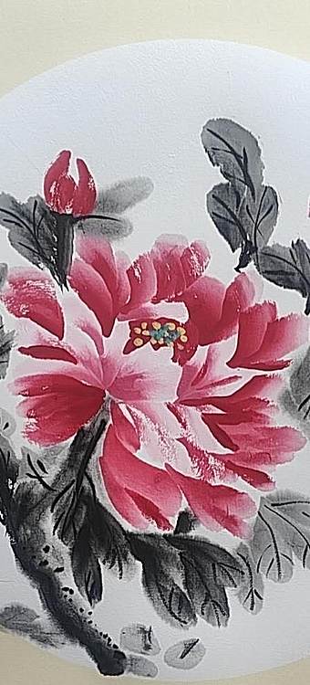 号惠筠,字岚瀞 富贵花开