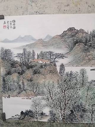 曹玉宝 雅居图