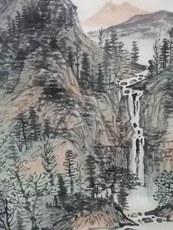 曹玉宝 林泉隐居图